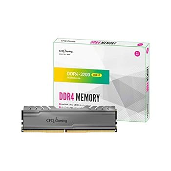 【中古】(非常に良い)CFD販売 デスクトップPC用ゲーミングメモリ CX1シリーズ Intel XMP2.0 サポート PC4-25600(DDR4-3200) 8GB×2枚  W4U3200CX1-8G