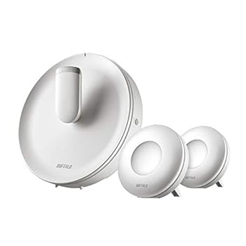 【中古】(非常に良い)バッファロー BUFFALO WiFi 無線LAN AirStation connect 親機+専用中継機2台セットモデル WTR-M2133HS/E2S 11ac ac2200 866+866+400Mbps トライ