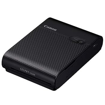 【中古】Canon スマートフォン用プリンター SELPHY SQUARE QX10 ブラック(高耐久/シール紙/コンパクト)