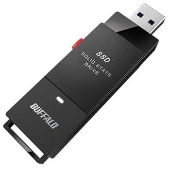 【中古】(非常に良い)SSD-PUT500U3-BKC(ブラック) USB 3.2(Gen 1)対応 ケーブルレス ポータ