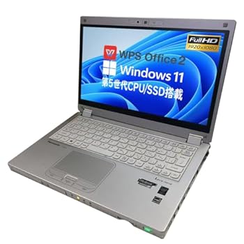 【中古】【整備済み品】ノートパソコン office 2019搭載Windows 11 12.5型 Panasonic CF-MX4 Intel Core i5 第5世代 メモリ4GB SSD128GB BLUETOOTH/小型