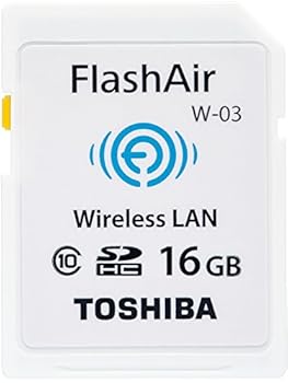 【中古】TOSHIBA 無線LAN搭載 FlashAir SDHCカード 16GB Class10 日本製 (国内正規品) SD-WE016G