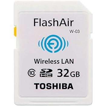 【中古】(非常に良い)TOSHIBA(東芝) 無線LAN搭載SDHCカード FlashAir W-03 [32GB] Class10 SD-R032GR7AL03A