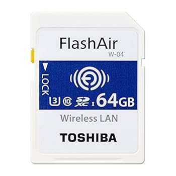 【中古】(非常に良い)東芝 TOSHIBA W-04 FlashAir Wi-Fi SDXCカード 64GB UHS-1 U3 Class10対応 日本製 [並行輸入品]