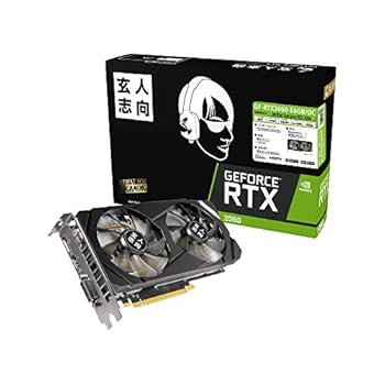 【中古】玄人志向 NVIDIA GeForce RTX 2060 搭載 グラフィックボード 6GB GF-RTX2060-E6GB/OC｜GoodLifeStore
