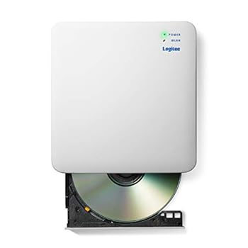 【中古】(非常に良い)ロジテック WiFi対応 DVDドライブ スマホ/タブレット対応 5GHz対応 iOS/Android USB2.0 ホワイト LDR-PS5GWU3PWH