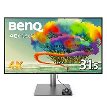 【中古】(非常に良い)BenQ PD3220U デザイナー向けモニター (31.5インチ/4K/IPS/ノングレア/P3 95%/Rec.709 100%/Thunderbolt 3(85W給電)/ブルーライト軽減/DP/OSDコ｜GoodLifeStore