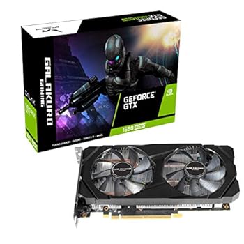 【中古】(非常に良い)玄人志向 NVIDIA GeForce GTX 1660Super 搭載 グラフィックボード 6GB デュアルファン GALAKURO GAMINGシリーズ GG-GTX1660SP-E6GB/DF
