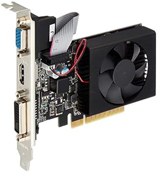 【中古】(非常に良い)玄人志向 NVIDIA GeForce GT710 搭載 グラフィックボード 2GB Low profile対応 1スロット空冷ファンモデル GF-GT710-E2GB/LP/P