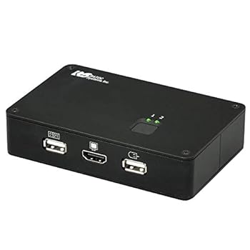 【中古】ラトックシステム 4K HDMI ディスプレイ USBキーボード マウス パソコン切替器 2台 RS-250UHDP-4K KVM HDMI