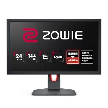 【中古】(非常に良い)ベンキュージャパン BenQ ZOWIE XL2411K ゲーミングモニター (24インチ/Full HD/TN/144Hz/1ms/DyAc/小さめ台座/OSDメニュー/指一本で高さ調整)