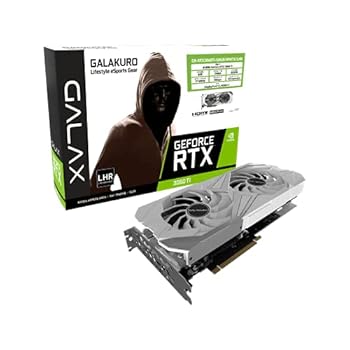 【中古】(非常に良い)玄人志向 NVIDIA GeForce RTX3060Ti 搭載 グラフィックボード GDDR6 8GB GALAKURO GAMINGシリーズ GK-RTX3060Ti-E8GB/WHITE/LHR