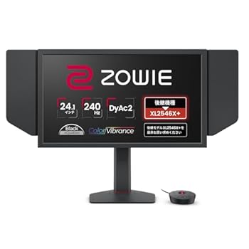 【中古】(非常に良い)ベンキュージャパン BenQ ZOWIE XL2546X ゲーミングモニター (24.5型/Full HD/TN/240Hz/0.5ms/DyAc 2/Black eQualizer/VESA Standard Adaptive-S