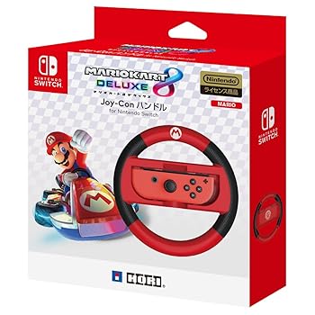 【中古】(非常に良い)【Nintendo Switch対応】マリオカート8 デラックス Joy-Conハンドル for Nintendo Switch マリオ の商品写真