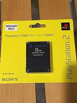 【中古】(非常に良い)PlayStation 2専用メモリーカード (8MB) ミッドナイト・ブルー