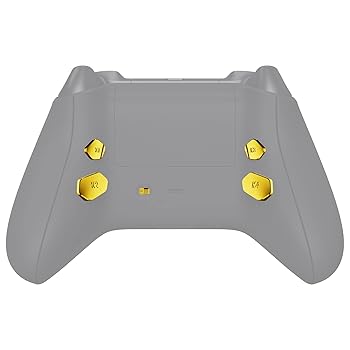 【中古】(非常に良い)Xbox Series X/Sコントローラー対応用のeXtremeRate Hopeリマップキット用交換型リデザインK1 K2 K3 K4バックボタンパドル&トグルスイッチ-コン