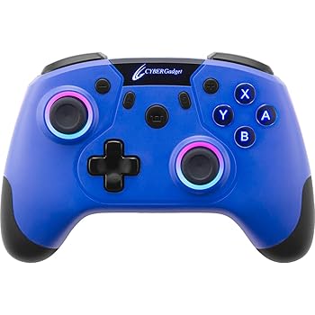 【中古】CYBER ・ ゲーミングコントローラー HG 無線タイプ ( SWITCH 用) コバルトブルー|GoodLifeStore