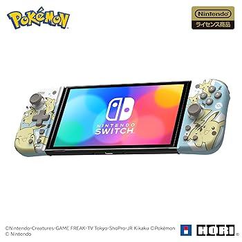 【中古】(非常に良い)連射・連射ホールド機能搭載ポケットモンスター グリップコントローラー Fit for Nintendo Switch ピカチュウ with ミミッキュ【Nintendo Switch|GoodLifeStore