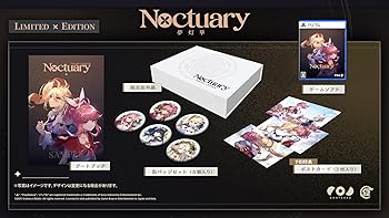 【中古】夢灯華 -Noctuary- 限定版 -PS5【特典ありません】缶バッジセット(5個入り)、アートブック、豪華外箱 同梱なし|GoodLifeStore