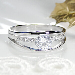 楽天市場】pt900【0.75ct】 ダイヤモンド リング 【送料無料】【刻印