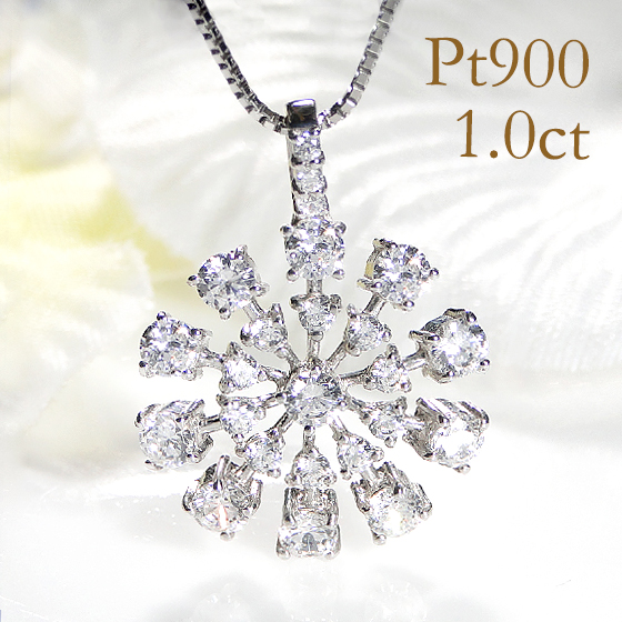 1ct ダイヤモンド フラワーネックレス imgrc0089974195.jpg