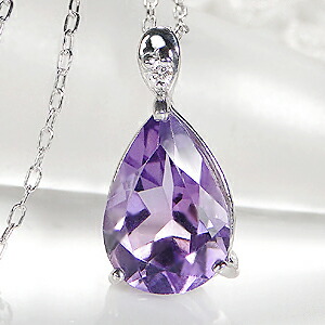 楽天市場】【3日以内出荷】三日月 モチーフ ダイヤモンド アメジスト