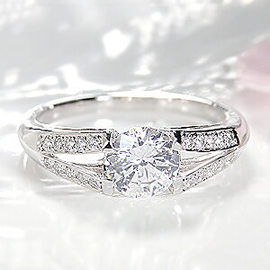 ファッション ジュエリー アクセサリー レディース 指輪 リング プラチナ ダイヤモンドリング ダイヤ リング SI 一粒 大粒 1ct 1カラット pt900 4月 誕生石 プレゼント ギフト ゴージャス 豪華 送料無料 刻印無料 品質保証書付|GOODLUCK jewelry