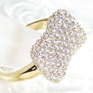 K18YG【2.0ct】ダイヤモンド パヴェ リング 【送料無料】【刻印無料】【品質保証書付】ジュエリー アクセサリー 2ct K18 イエローゴールド ダイアモンドリング ダイヤリング ダイアリング pave 指輪 ホワイトデー ４月 レディース ギフト プレゼント