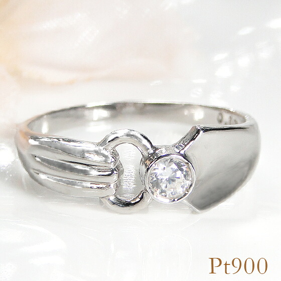 Pt900【0.10ct】ダイヤモンド リング 【送料無料】【代引手数料無料】【品質保証書付】ダイヤモンドリング プラチナリング プラチナ モダン お洒落 一粒 ひと粒ダイヤ 人気 アシンメトリー 個性的 指輪 ダイア ダイアモンド ダイヤリング レディース ギフト プレゼント