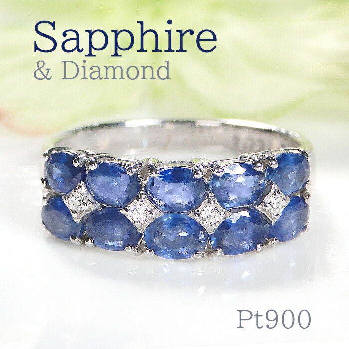 楽天市場】k18WG ブルーサファイア＆ダイヤモンド アンティーク