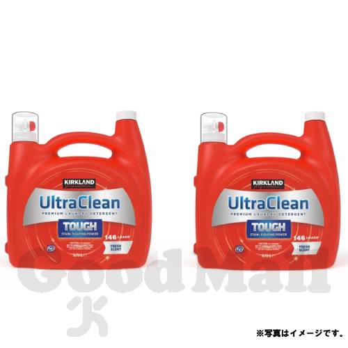 カークランドシグネチャー ウルトラ クリーン 液体洗濯洗剤 5.73L (146回分)×2個(1892280)洗濯用品