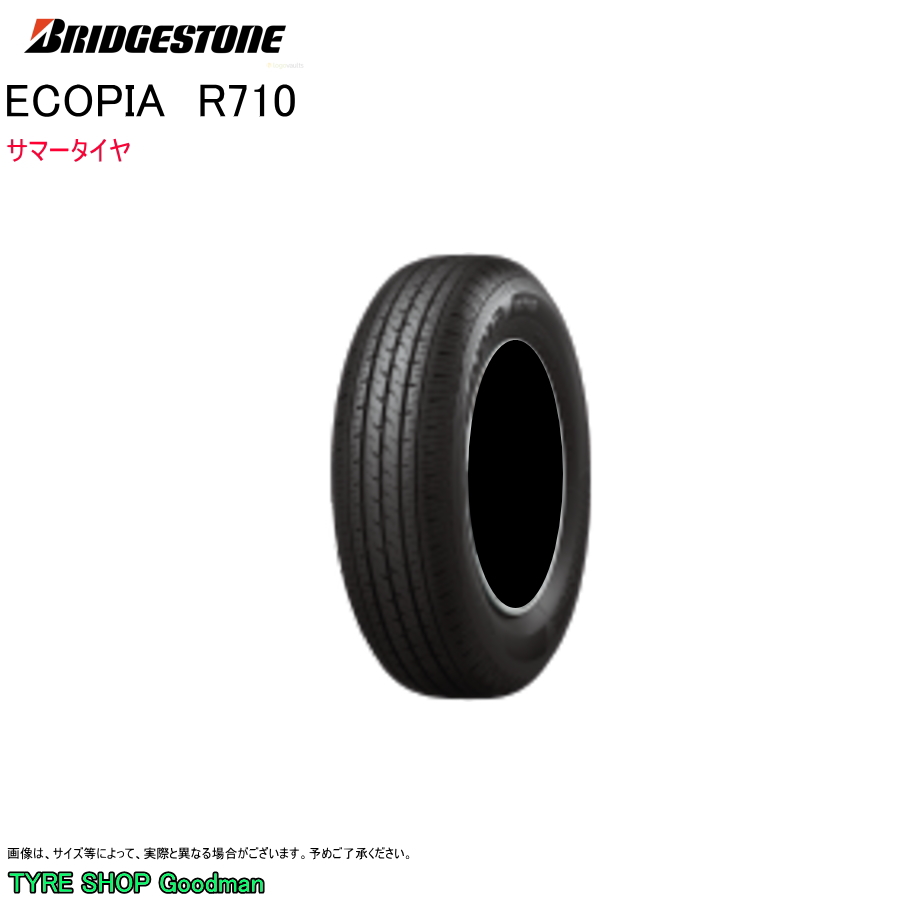 バン用タイヤ 個人宅不可 15インチ 195 80 15 107 タイヤショップgoodman サマータイヤ ブリヂストン ブリヂストン R710 店頭受取対応商品 ブリヂストンタイヤ エコピア 107 105n サマータイヤ 夏タイヤ タイヤ交換可 Bridgestone 東京 池袋