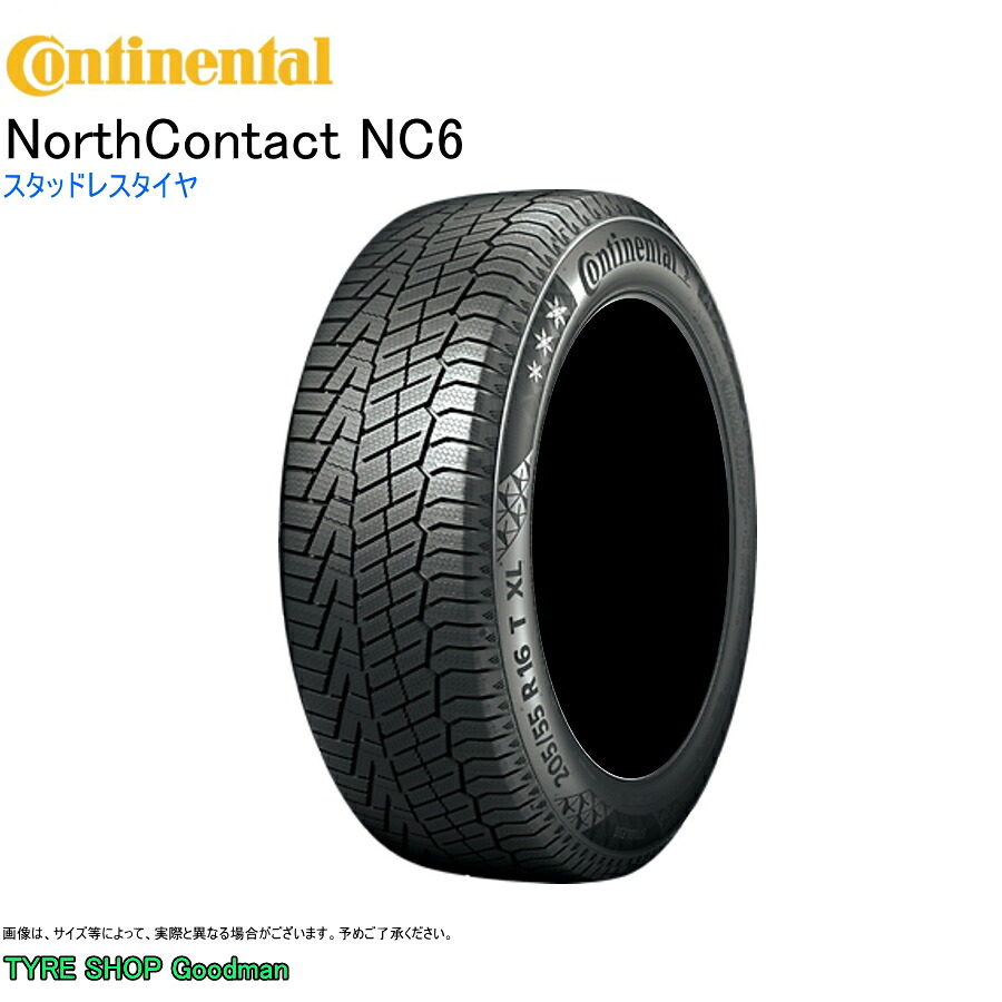 スタッドレス 215/50R18 92T コンチネンタル NC6 ノースコンタクト6 スタッドレスタイヤ (個人宅不可)(18インチ)(215-50-18)