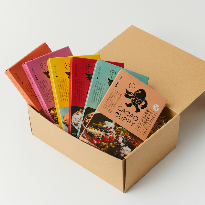 GOOD CACAO　カカオカレー6点ギフトセット | セット カレー カカオ [GOOD NATURE STATION] グッドカカオ グッドネイチャーステーション カカオくん