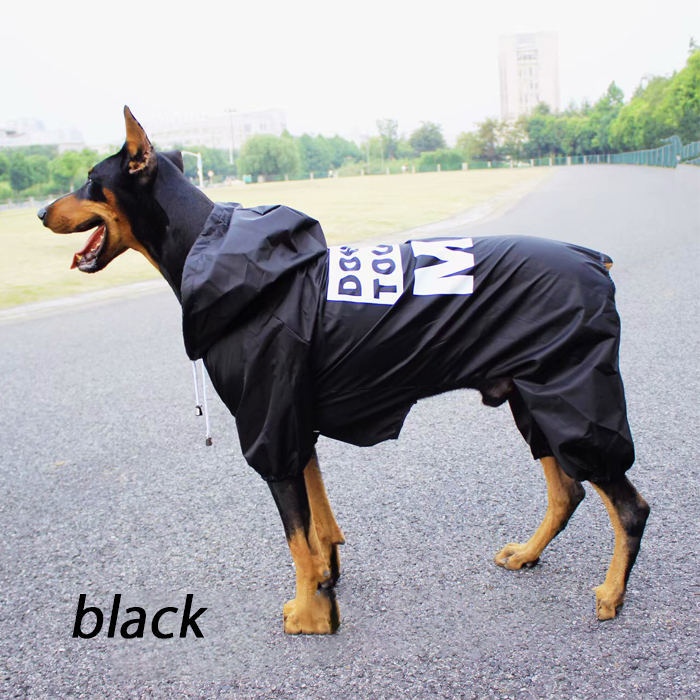 楽天市場 犬 犬用 雨具 かっぱ 梅雨 雨 ペット レインコート 散歩 レイングッズ 服 お散歩グッズ 大型犬 フード バックプリント Goodprice Dragon