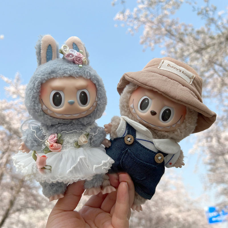 楽天市場】ラブブ用着せ替え服 ウエディングドレス 2点セット ドール服