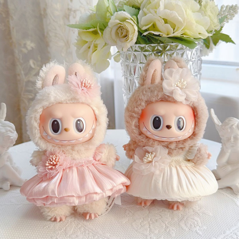 楽天市場】ラブブ用着せ替え服 ウエディングドレス 2点セット ドール服