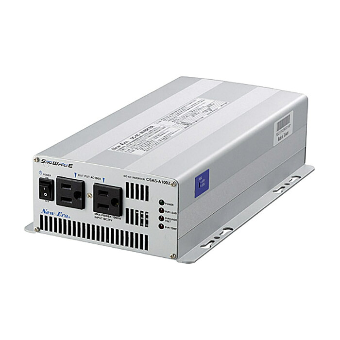 New-Era/ニューエラー：DC/ACインバータ CSAS-A1002 出力:1000W/24V用（正弦波タイプ）｜グッドライブ 59,532円