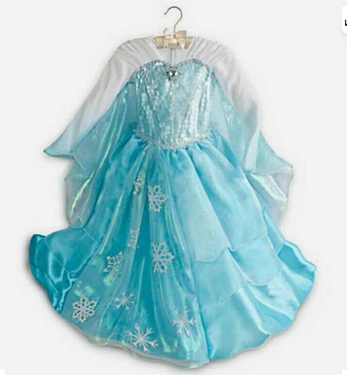 【送料無料】ハロウィーン　Disney アナ雪　エルサ　ディスニーストア　限定デラックス　コスチュームドレス　5/6　セレブ　アメリカ直輸入