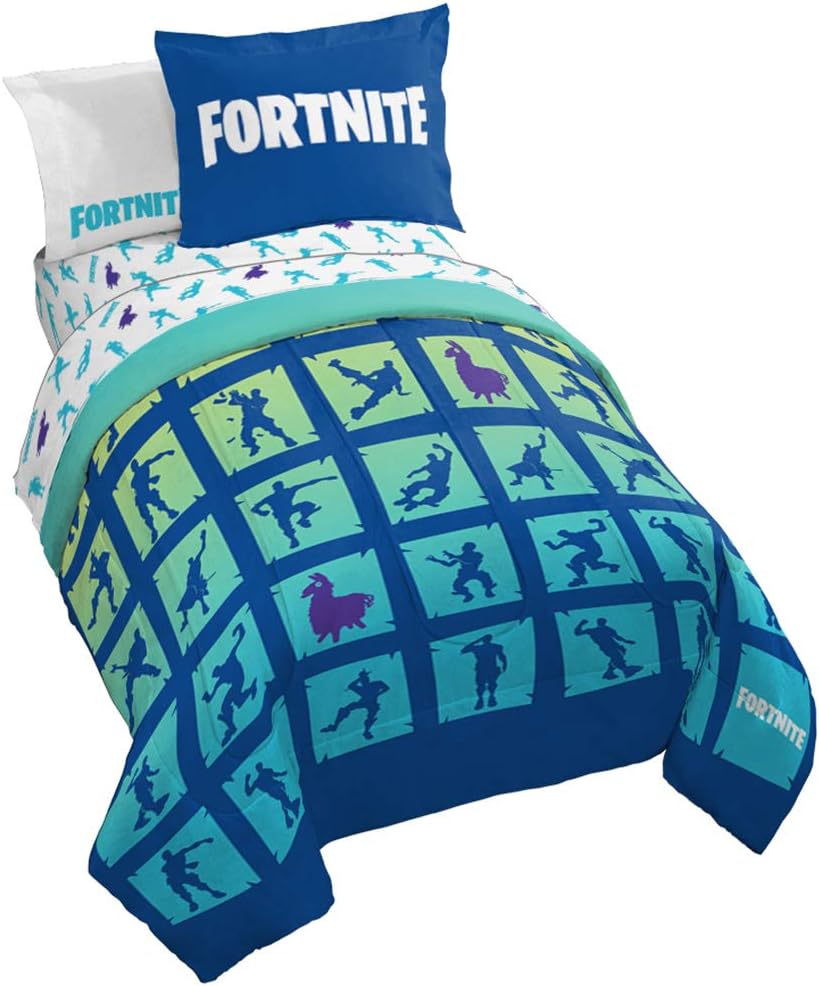 【貨物輸送無料】FORTNITE フォートナイト 文字記号 赤ちゃん用 布団仕掛ける シングル 新一年生・子供部屋・文字記号敷き妙＆掛布団＆枕覆いかぶせる 外国で直輸入