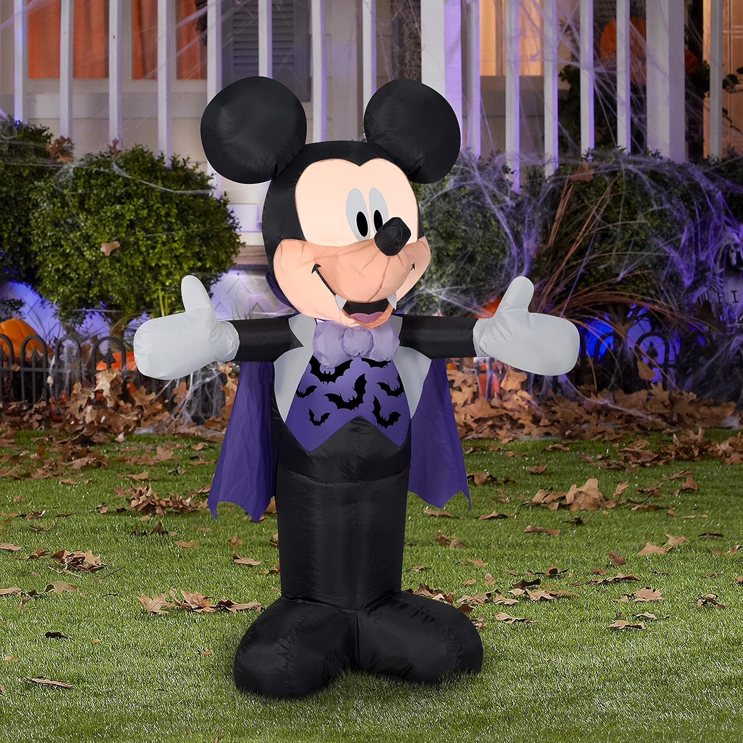 【送料無料】ハロウィーン　Disney　ディズニー　ミッキーマウス　吸血鬼　ハロウィーン　Disney　ディズニーエアバルーン ハロウィン 装飾 デコレーション ディスプレイ 風船 仮装 エアブロー ふわふわ アメリカ直輸入　送風機内蔵