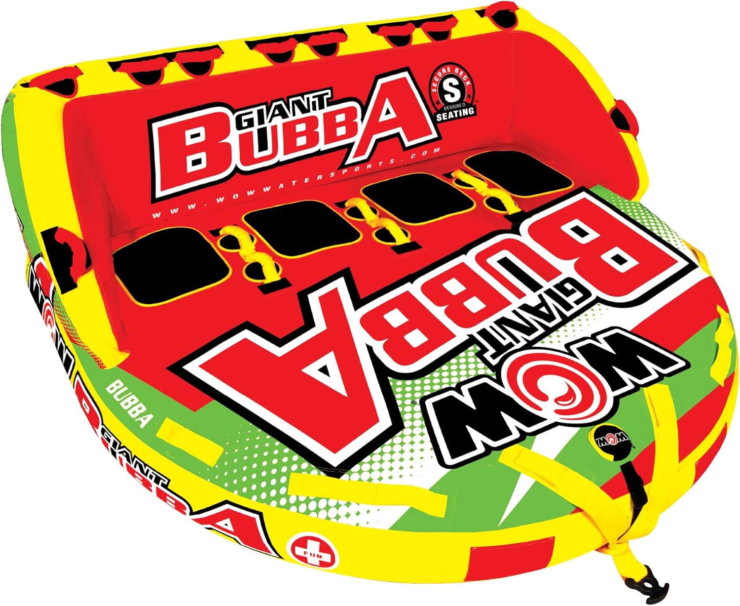 【貨物輸送無料】1-4人用 Bubba 立ち乗り 海余暇 湖 バナナの木小舟 トーイングチューブ 米国海兵隊員運動競技 WOW  Sports アイスクリームソーダ スウィミングプール 水遊び 釣り浮き輪 Wake Walker Towable Tube 代引不可】【不可】