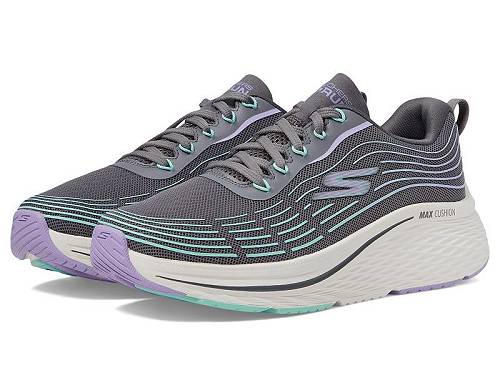 貨物輸送無料 スケッチャーズ SKECHERS レディース 成人女性用 シューズ 靴 スニーカー 運動すること靴 Max Cushioning Elite 2.0 - Charcoal/Lavender