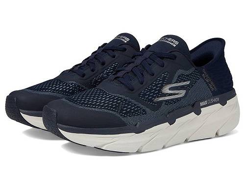 貨物輸送無料 スケッチャーズ SKECHERS メンズ 成人男性用 シューズ 靴 スニーカー 運動すること靴 Max Cushioning Premier Ascendant Hands Free Slip-Ins - Navy