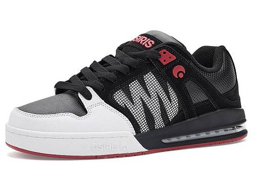 送料無料 オシリス Osiris メンズ 男性用 シューズ 靴 スニーカー 運動靴 Pixel - White/Black/Red｜グッズ&times;グッズ 19,108円