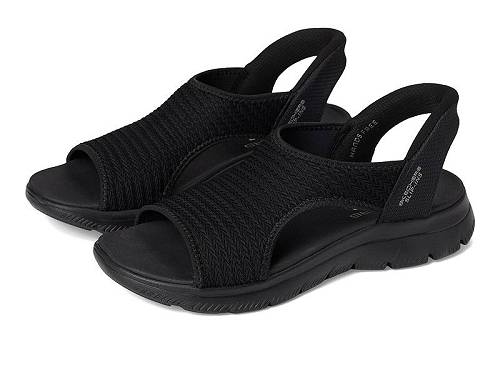 送料無料 スケッチャーズ SKECHERS レディース 女性用 シューズ 靴 サンダル Summits - Sweetly Evolved - Black/Black|グッズ×グッズ