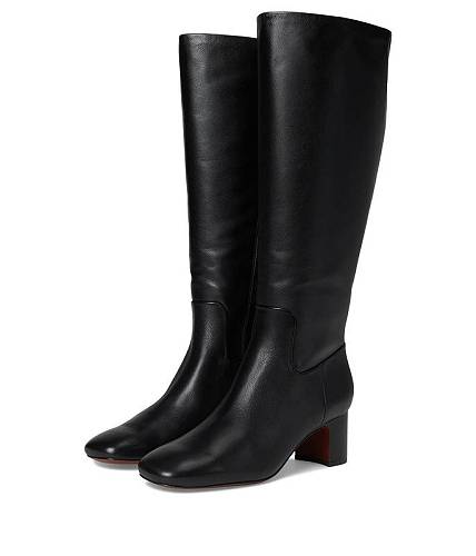 貨物輸送無料 ヴィンス Vince レディース 亭主もち用 シューズ 靴 ブーツ ミッドカフ Kellan Tall-wc Zip Tall Boots - Black Wide Calf