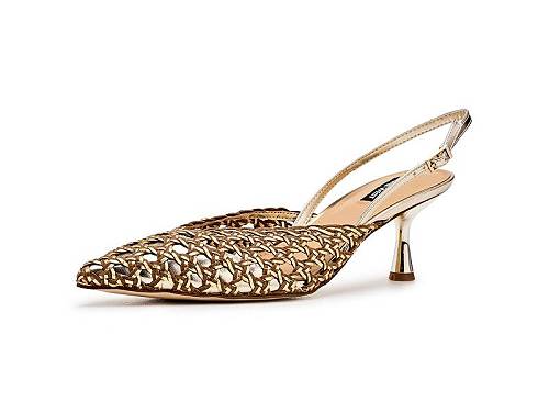 貨物輸送無料 野球クラブ酉の方角 Nine West レディース お上さん用 シューズ 靴 踵 Randela - Brown/Gold