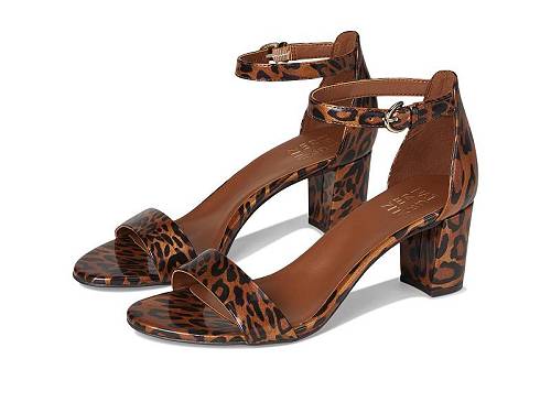 送料無料 ナチュラライザー Naturalizer レディース 女性用 シューズ 靴 ヒール Vera - Leopard Print Faux Leather