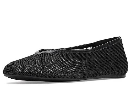 送料無料 カルバンクライン Calvin Klein レディース 女性用 シューズ 靴 フラット Zinya - Black Net|グッズ×グッズ